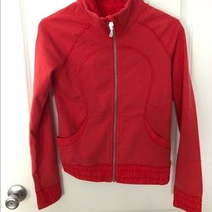lululemon athletica Red Sweatshirt